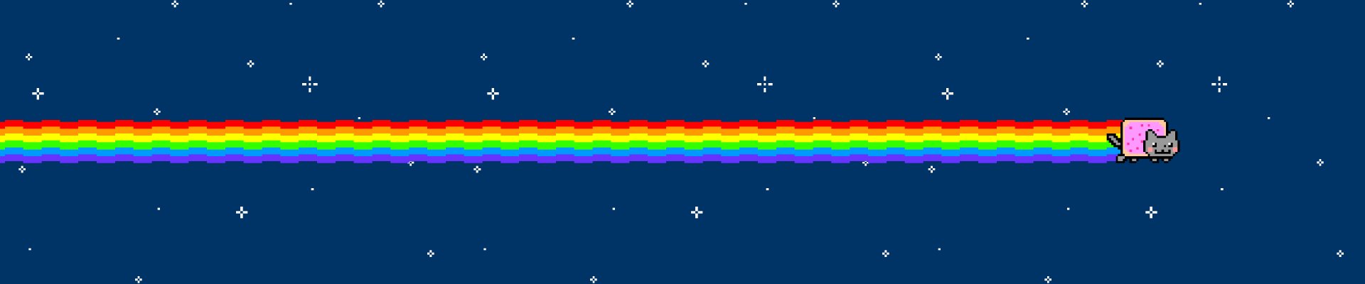 nyan cat zoom background video