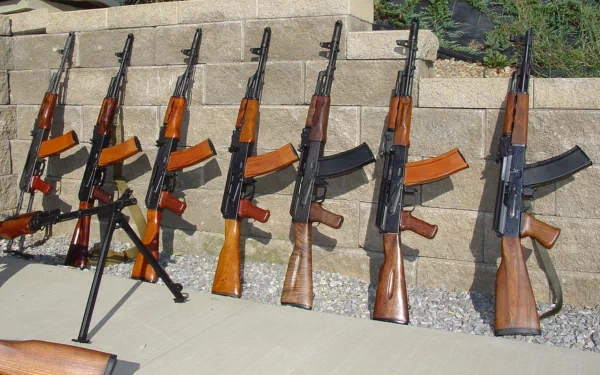 man made akm assault rifle HD Desktop Wallpaper | Background Image