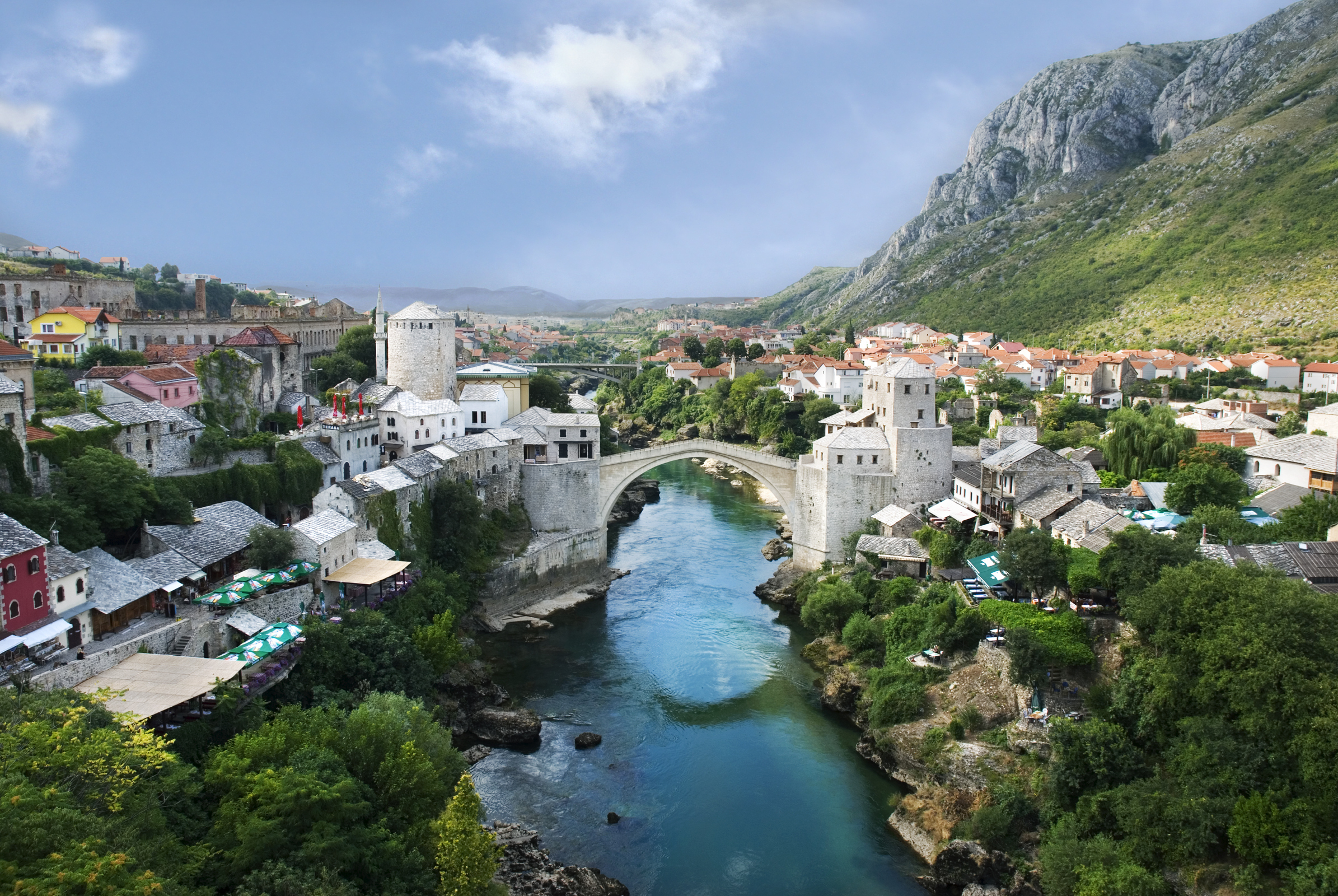 Man Made Mostar HD Wallpaper | Background Image