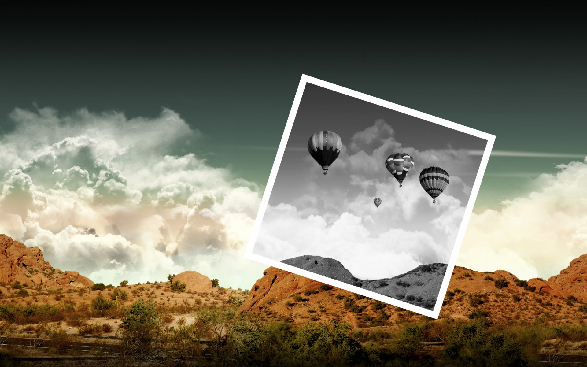 Download Vehicle Hot Air Balloon HD Wallpaper by Ternot