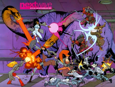 Comic Nextwave HD Desktop Wallpaper | Background Image