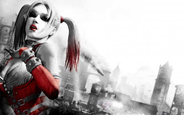 Video Game Batman: Arkham City Batman Video Games Harley Quinn Sensual HD Wallpaper | Background Image