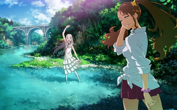 Anime Anohana Meiko Honma Naruko Anjou HD Wallpaper | Background Image