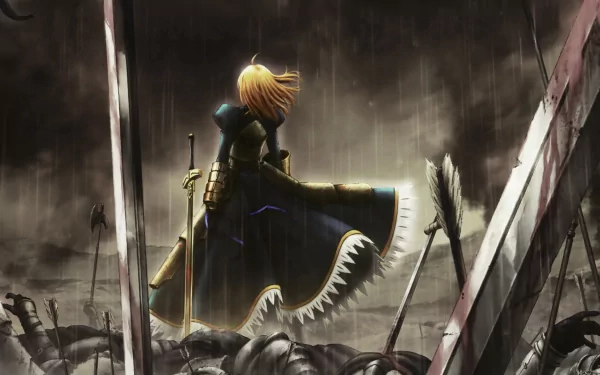 Saber (Fate Series) Anime Fate/Zero HD Desktop Wallpaper | Background Image