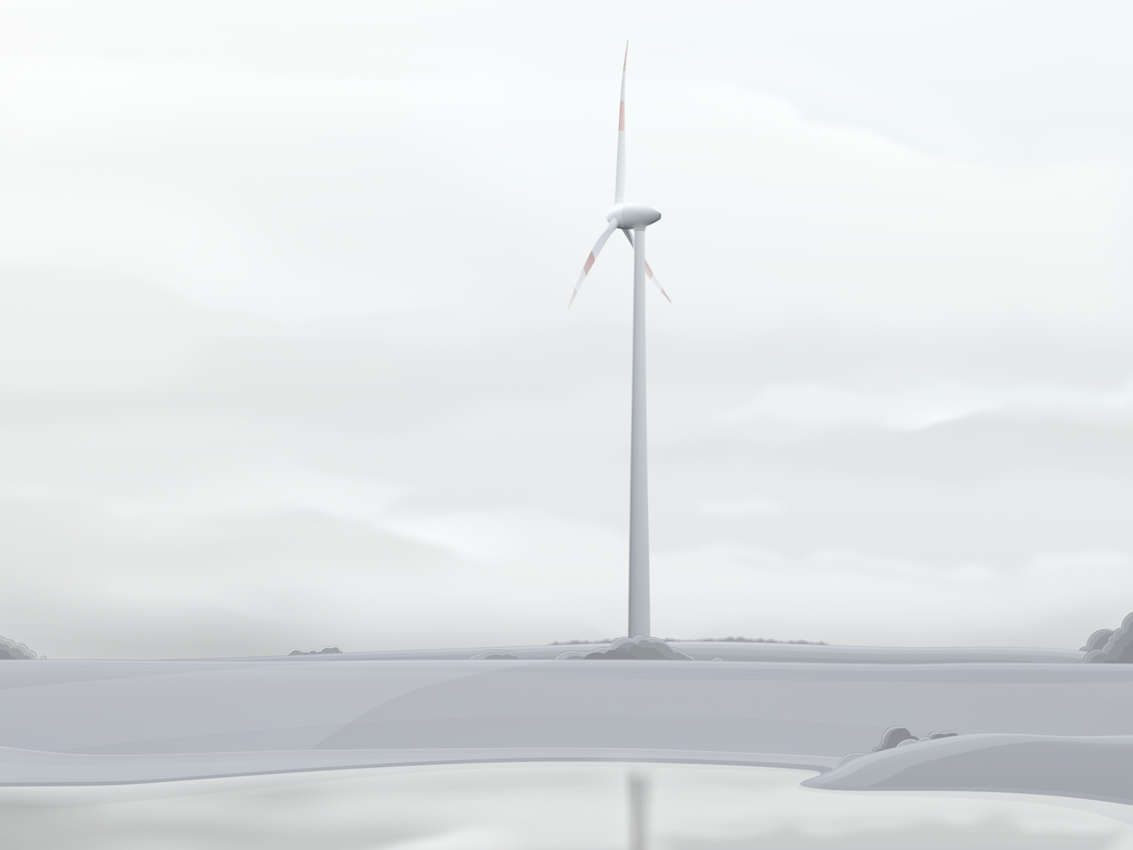 Man Made Wind Turbine HD Wallpaper | Background Image