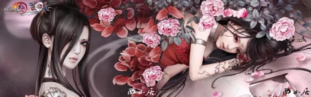  Asian Blossoms Red by Xioa Bai