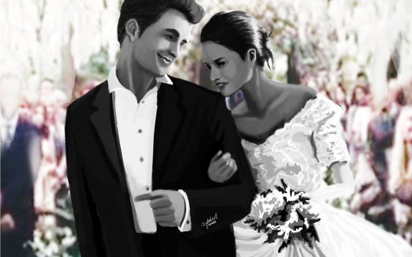 Movie The Twilight Saga: Breaking Dawn - Part 1 Twilight Bella Swan Love Vampire Edward Cullen HD Wallpaper | Background Image