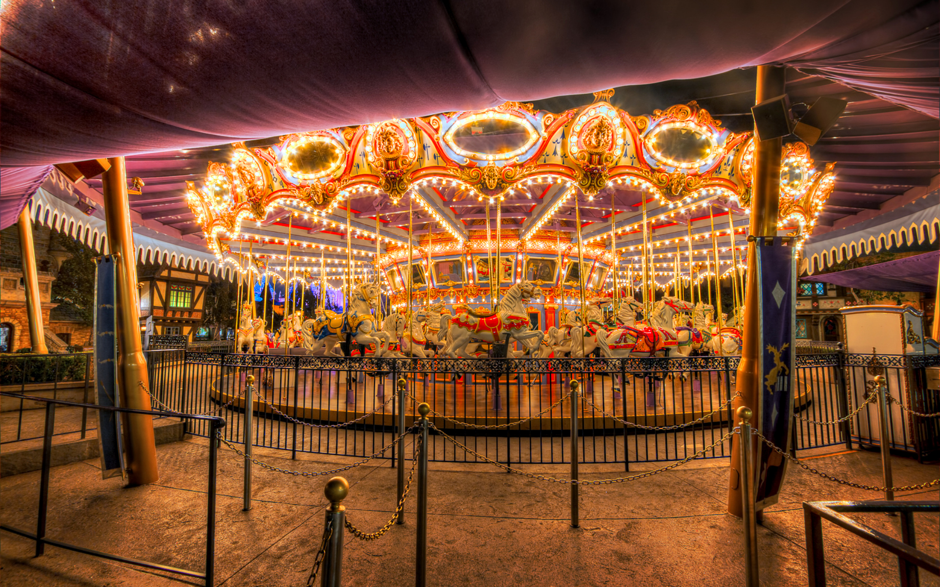 Man Made Amusement Park HD Wallpaper | Background Image