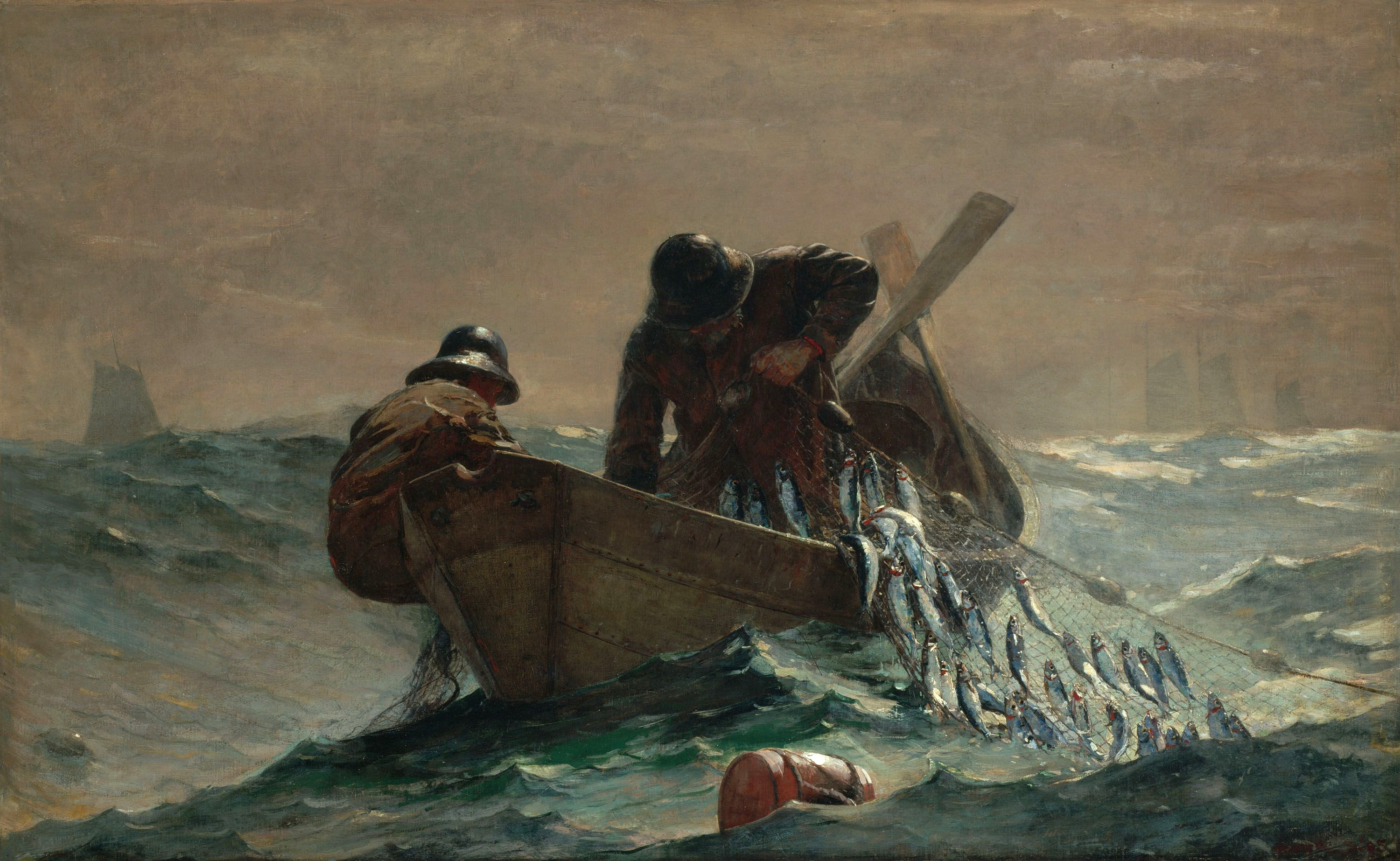 Artistic Painting HD Wallpaper by Winslow Homer