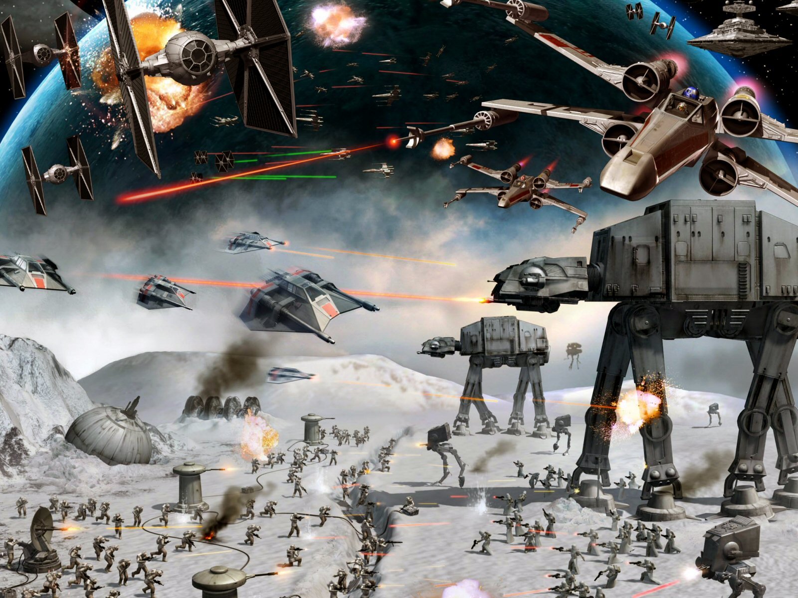 Epic Star Wars Battle Wallpapers For Your Device