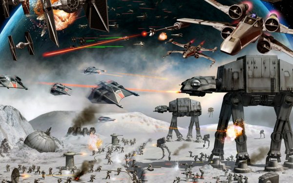 Movie Star Wars X-Wing TIE Fighter AT-AT Walker HD Wallpaper | Background Image