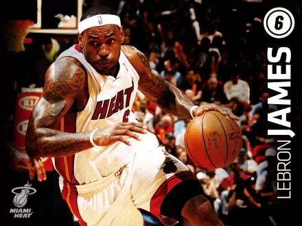 LeBron James Miami Heat Sports HD Desktop Wallpaper | Background Image