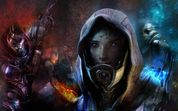 Video Game Mass Effect 3 Mass Effect Garrus Vakarian Miranda Lawson Tali'Zorah Thane Krios HD Wallpaper | Background Image