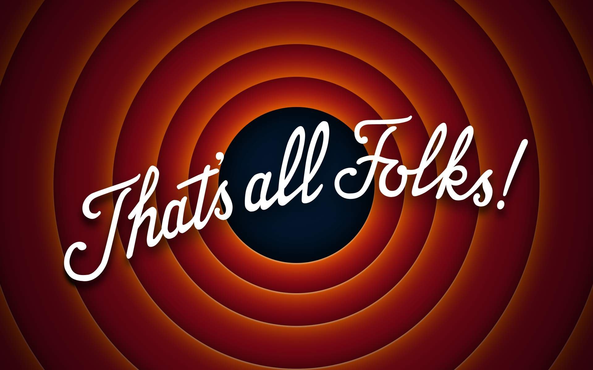 That s All Folks Looney Tunes HD Wallpaper 1920x1200 Wallpaper Abyss