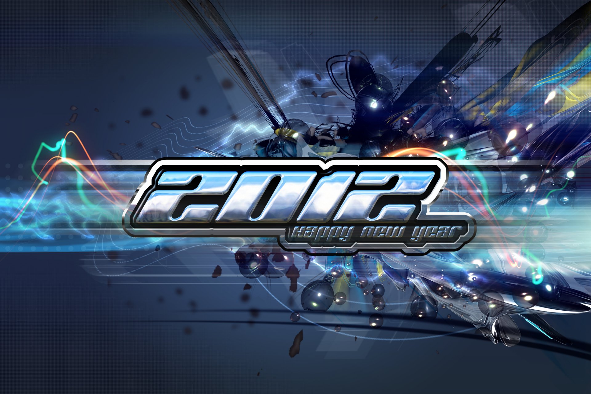 Download Holiday New Year 2012 HD Wallpaper