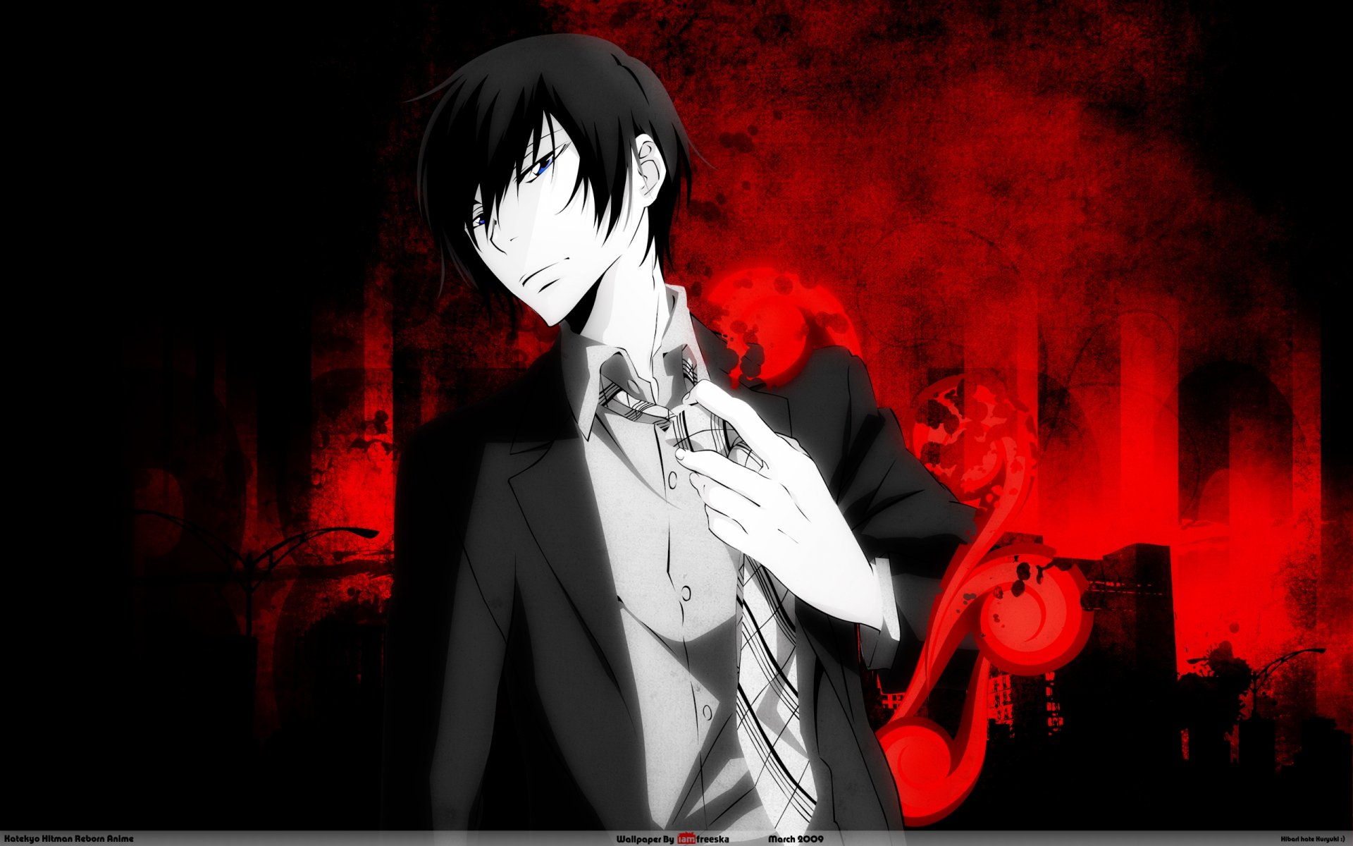 Download Kyoya Hibari Anime Katekyō Hitman Reborn! HD Wallpaper