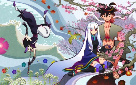 Togame (Katanagatari) Shichika Yasuri Anime Katanagatari HD Desktop Wallpaper | Background Image