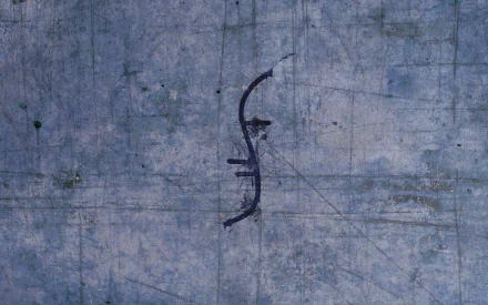 A textured blue background featuring a stylized symbol, inspired by the TV show Heroes, serves as an engaging HD PC desktop wallpaper.