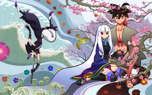 Togame (Katanagatari) Shichika Yasuri Anime Katanagatari HD Desktop Wallpaper | Background Image