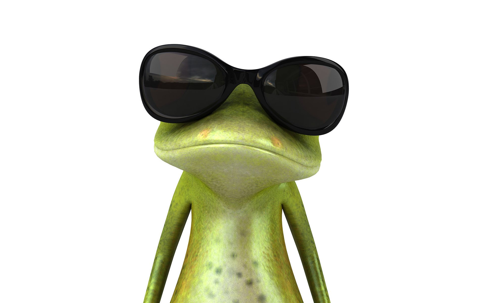 Artistic 3D Frog HD Wallpaper: Cool and Captivating
