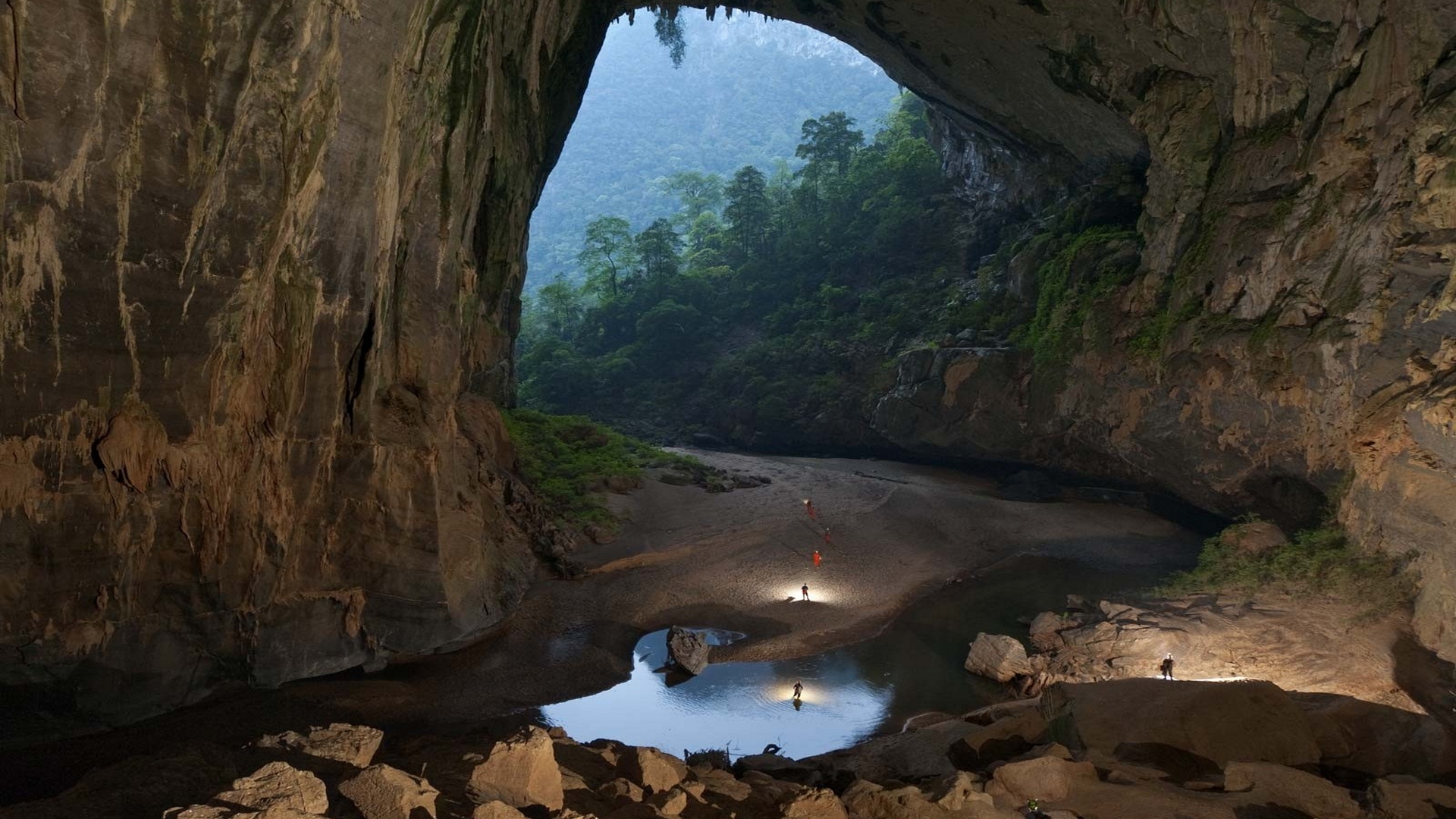 6 Son Doong Cave HD Wallpapers | Backgrounds - Wallpaper Abyss