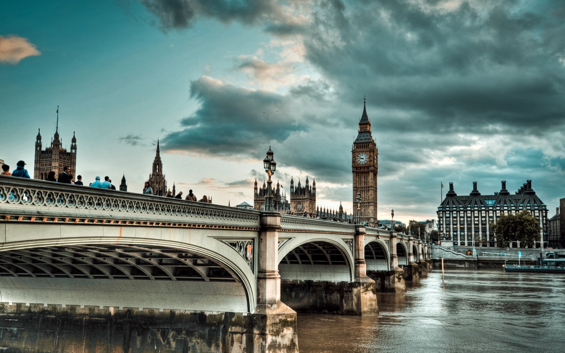 Westminster Bridge 高清壁纸, 桌面背景