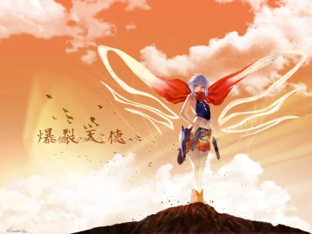 Anime Burst Angel HD Desktop Wallpaper | Background Image