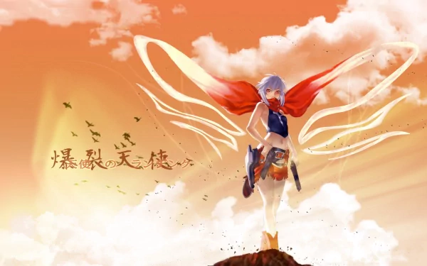 Anime Burst Angel HD Desktop Wallpaper | Background Image