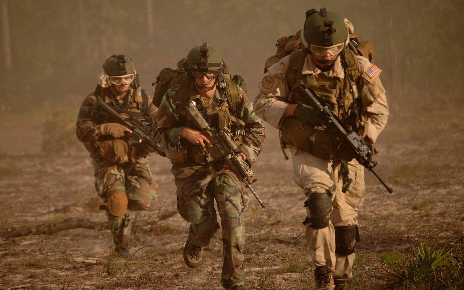 us army soldiers in combat wallpaper