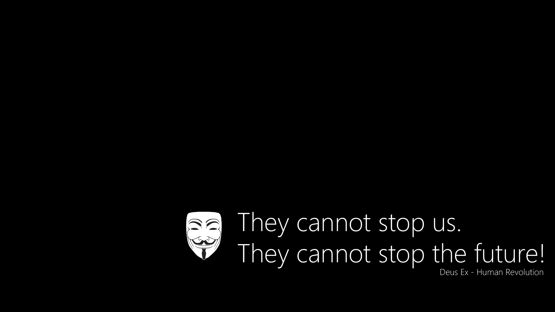 Anonymous - They cannot stop us by Medowar