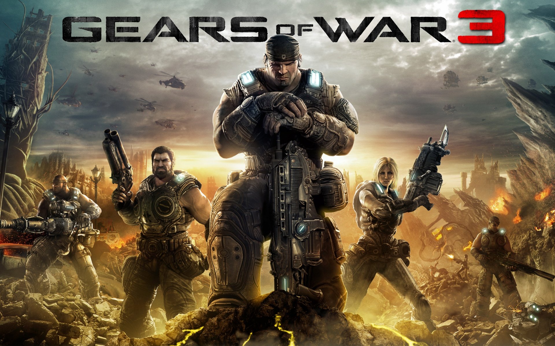 Download Video Game Gears Of War 3 HD Wallpaper