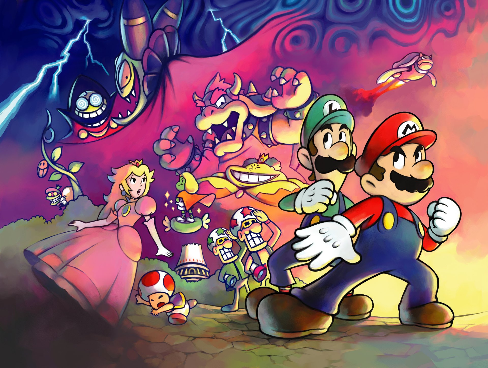 Mario and Luigi wallpaper by gabriel12cfg  Download on ZEDGE  33b9