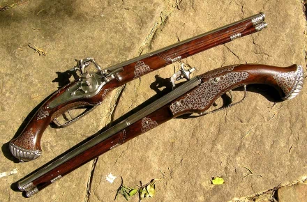 man made wheellock pistol flintlock rifle HD Desktop Wallpaper | Background Image