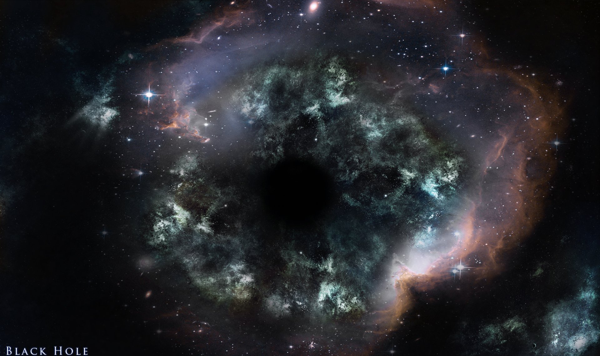 Black Hole Full HD Wallpaper and Background Image | 1920x1140 | ID:206214