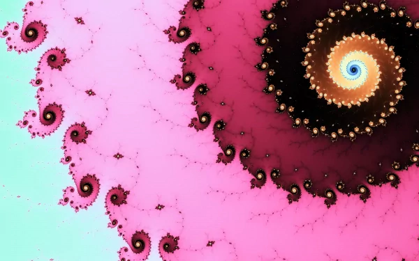  Pink swirl