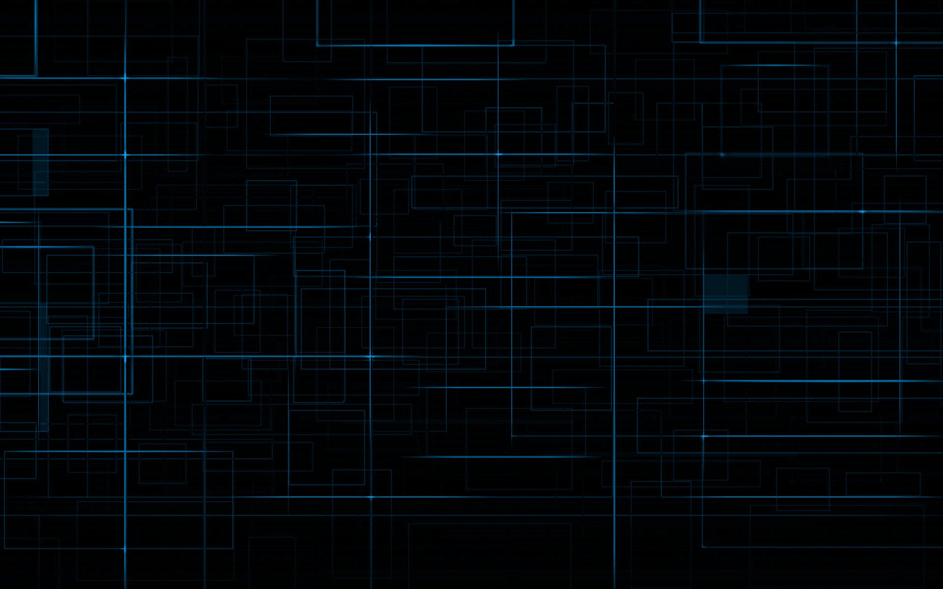 Abstract artistic black HD desktop wallpaper featuring intersecting fine blue lines on a dark background, creating a modern, geometric pattern.