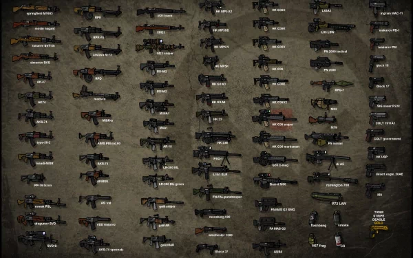 man made assault rifle HD Desktop Wallpaper | Background Image