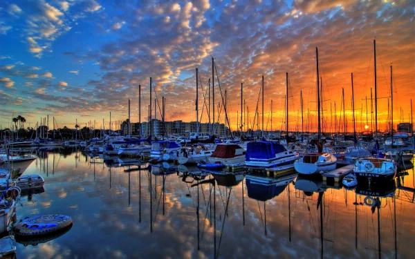 man made harbor HD Desktop Wallpaper | Background Image