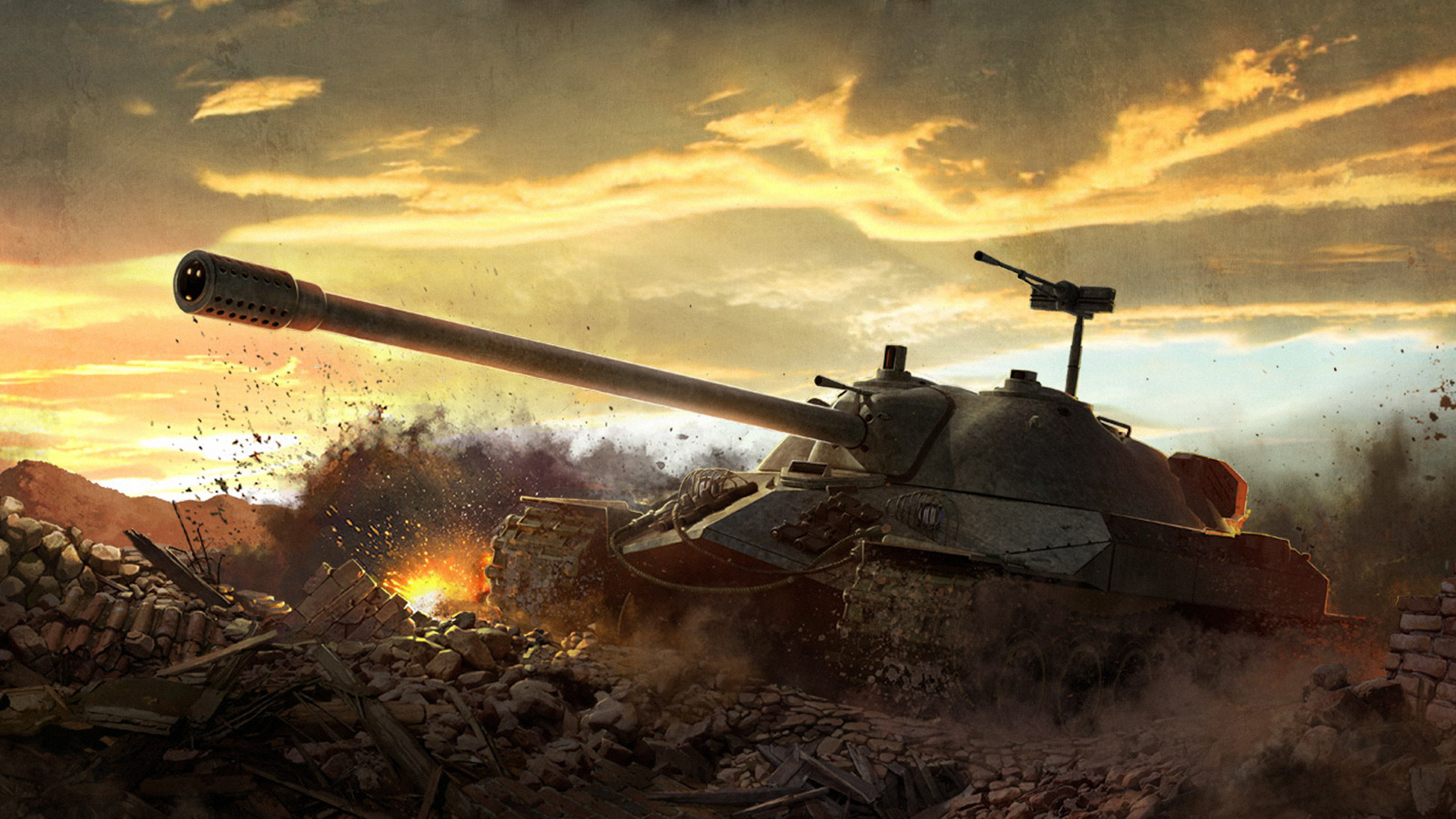 Russian IS-7 Heavy Tank Full HD Wallpaper and Hintergrund | 1920x1080