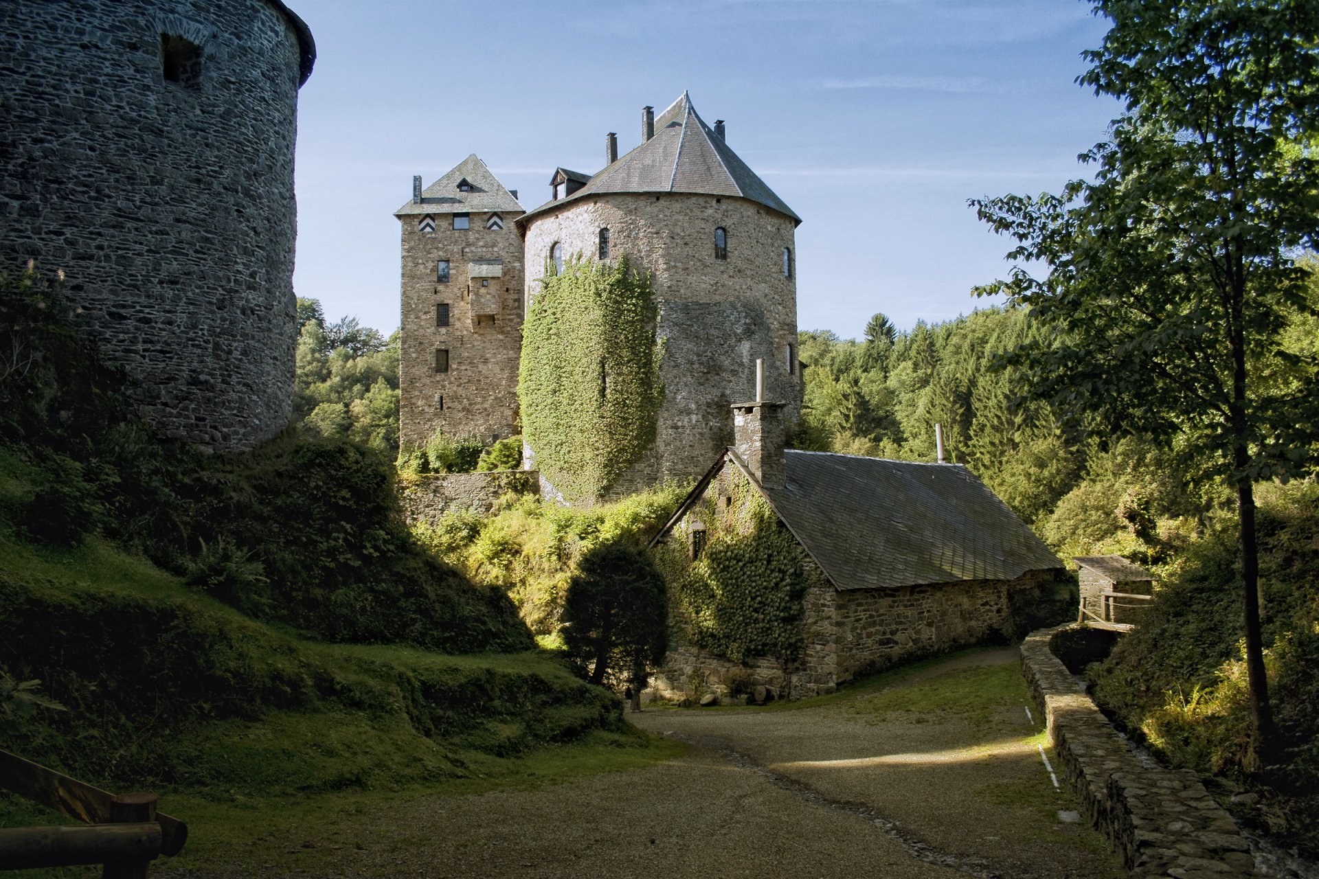 Majestic Man-Made Castle HD Wallpaper: Timeless Stone Fortress in ...