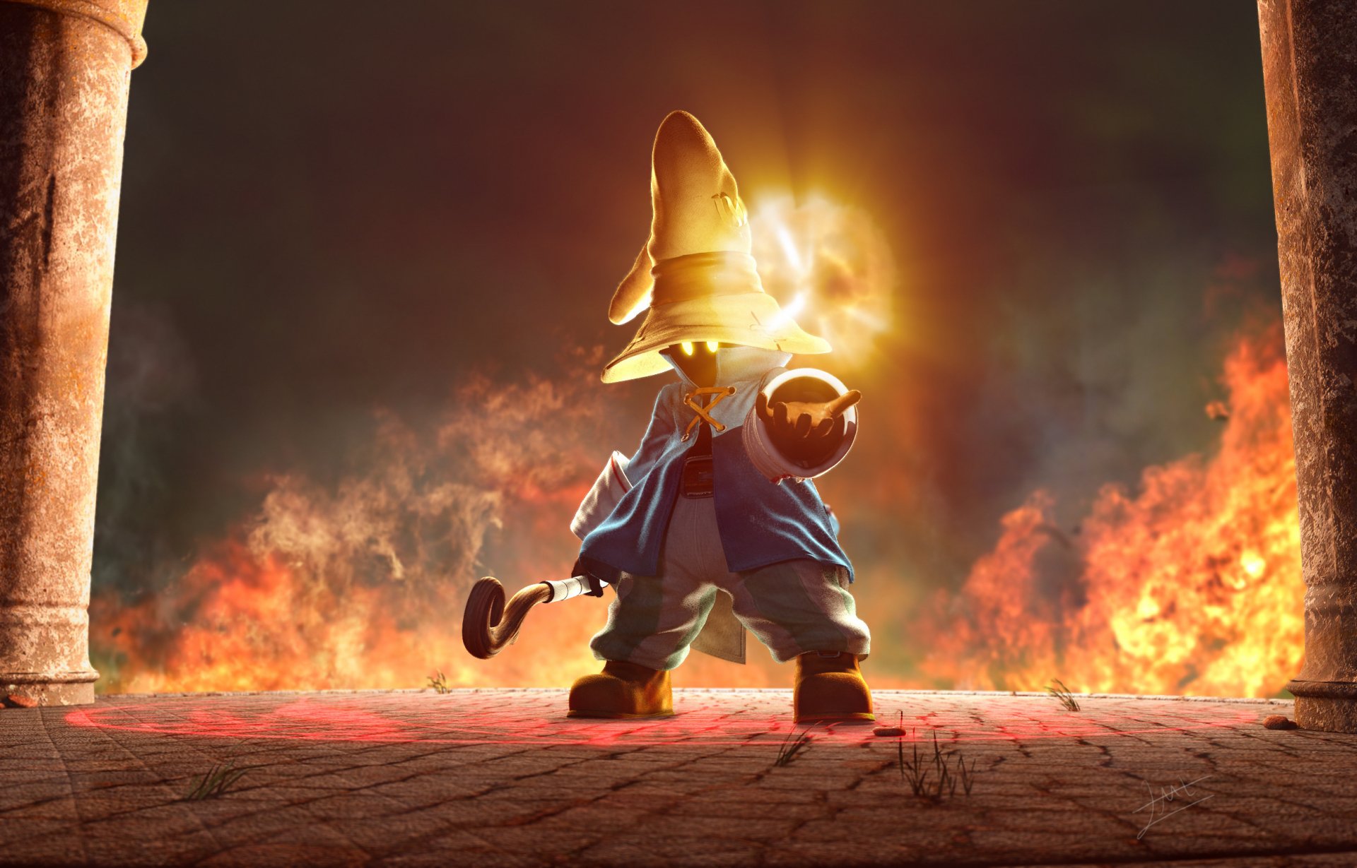 Final Fantasy IX Black Mage HD Wallpaper
