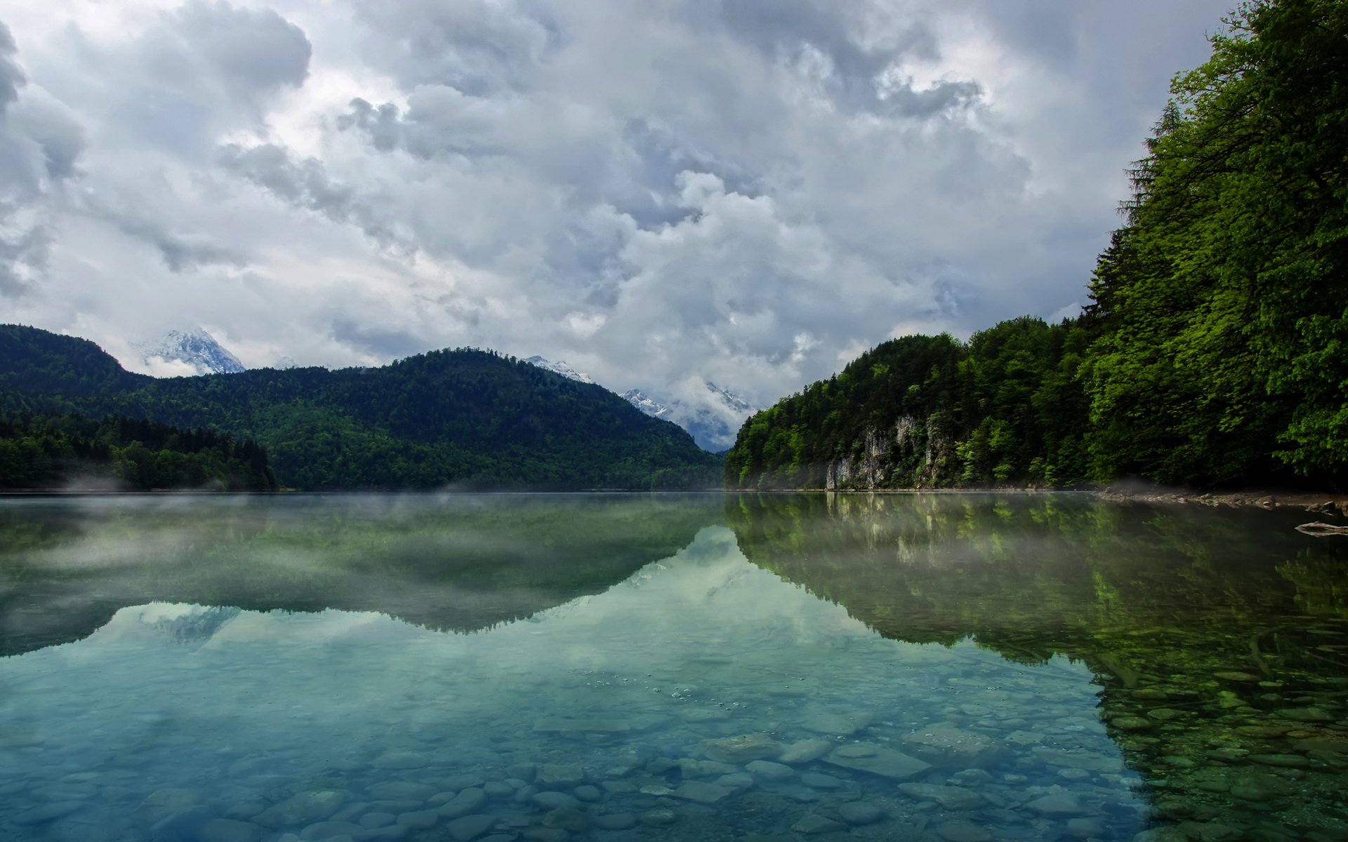 Serene HD Nature Lake Reflection | 1920x1200 | Wallpaper Abyss