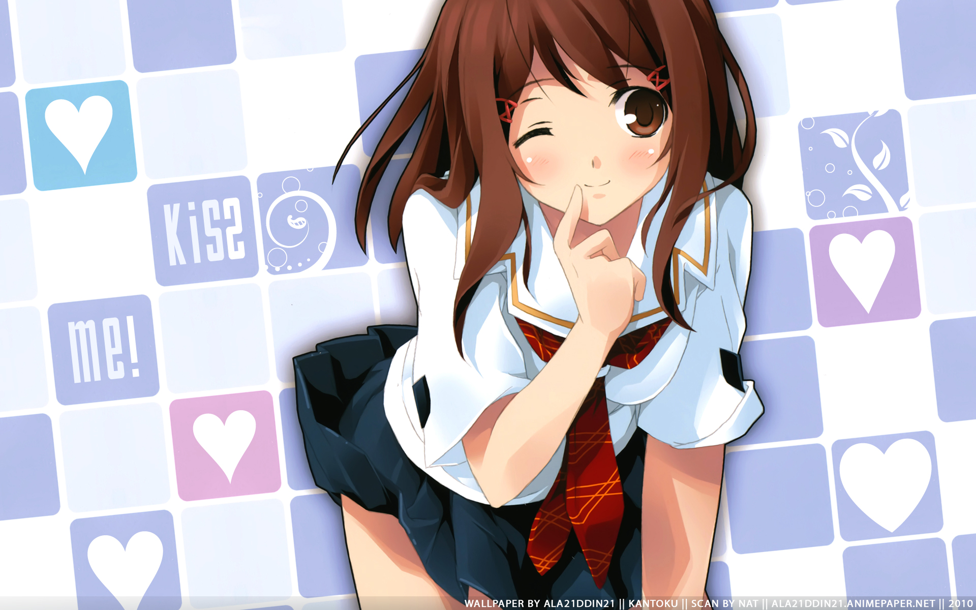 Anime Kimi Kiss HD Wallpaper | Background Image
