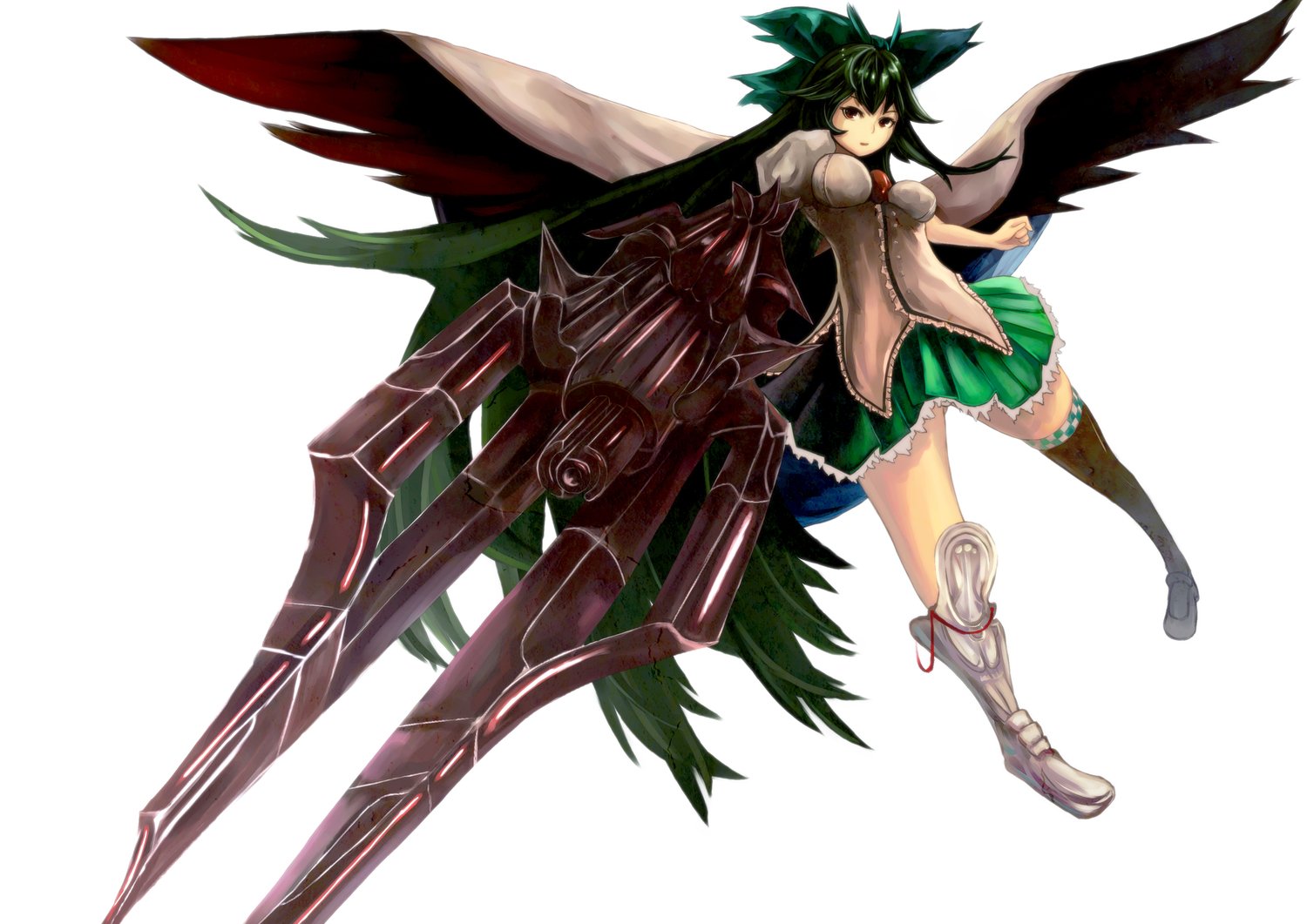 Download Utsuho Reiuji Anime Touhou Wallpaper