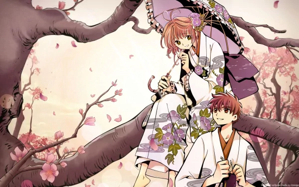 Syaoran Li princess sakura Anime Tsubasa: Reservoir Chronicle HD Desktop Wallpaper | Background Image