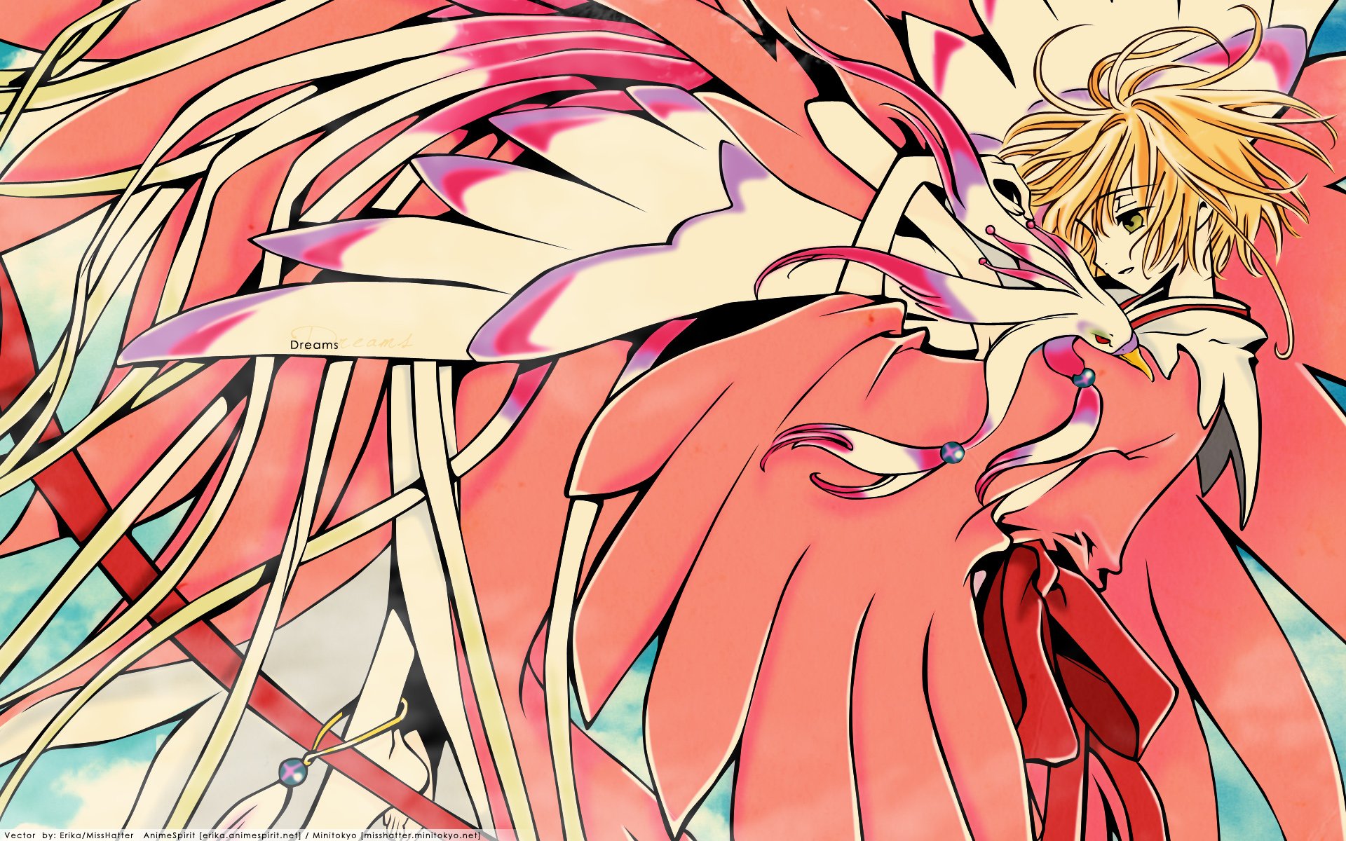 Download Anime Tsubasa: Reservoir Chronicle HD Wallpaper by clamp, image size:1920x1200