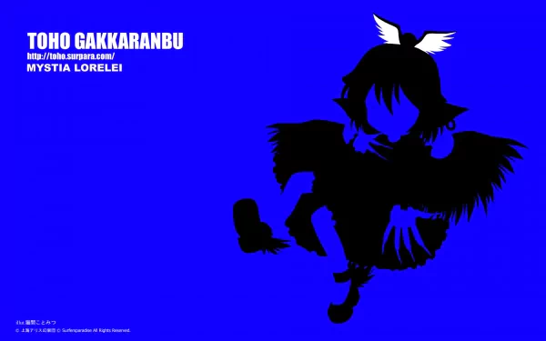 Mystia Lorelei Anime Touhou HD Desktop Wallpaper | Background Image