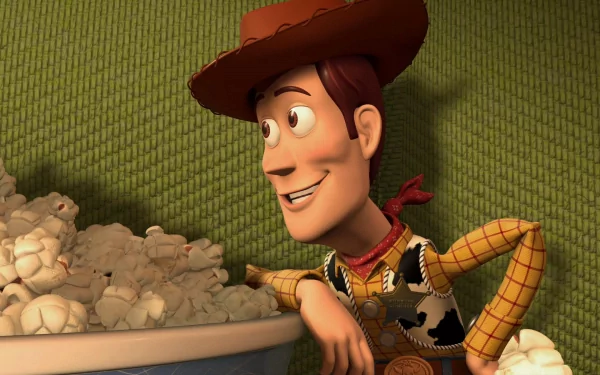 popcorn Woody (Toy Story) movie Toy Story HD Desktop Wallpaper | Background Image