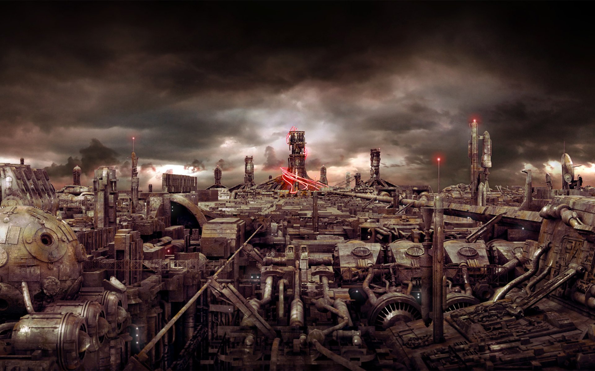 Download Sci Fi City Sci Fi City HD Wallpaper