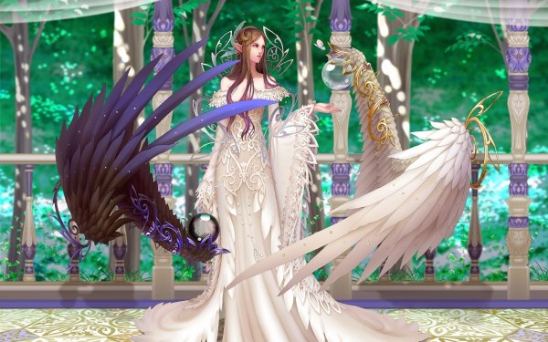 Fantasy Angel Fallen Angel Game Anima HD Wallpaper | Background Image